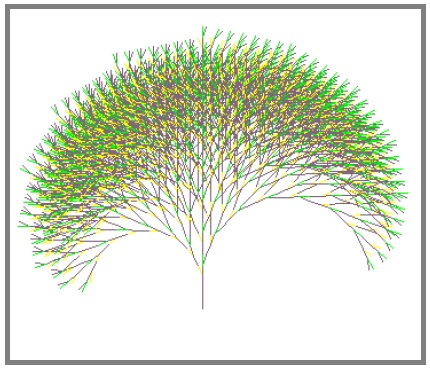 Fractal generator: flower mist